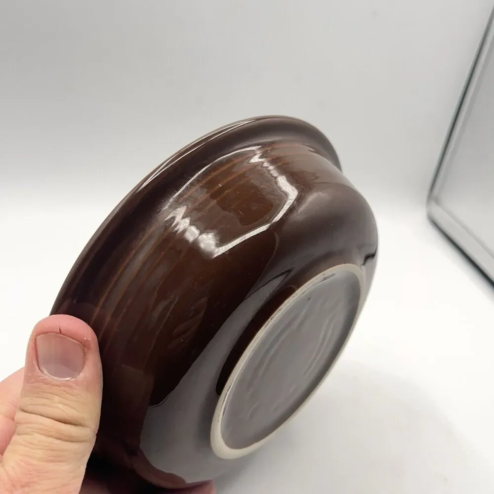 Homer Laughlin Fiesta Coupe Soup Bowl in Retired Chocolate Brown